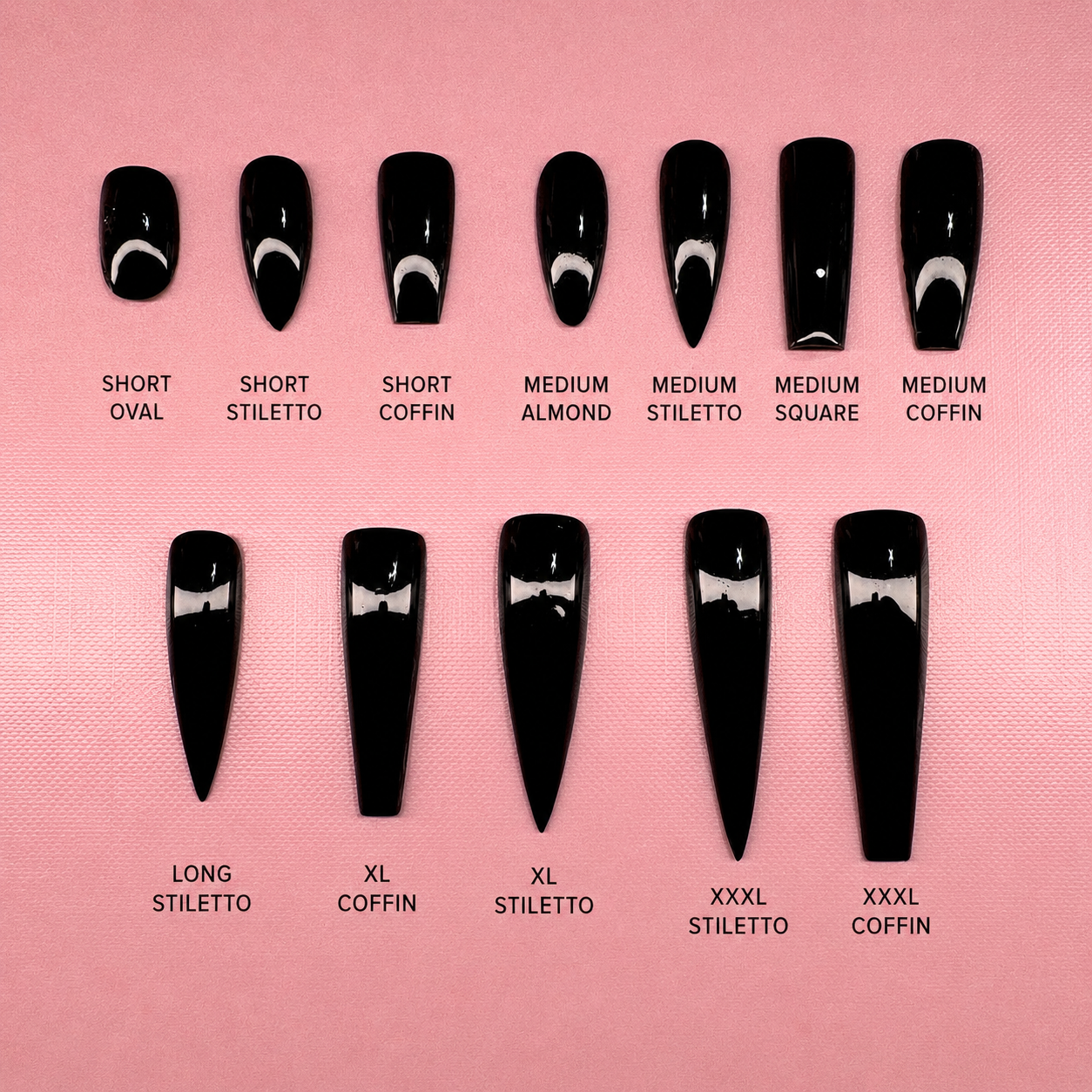 Custom Hand- Painted Press- On Nail Set